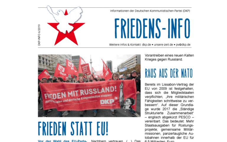 blogeufrieden - Friedens-Info - Frieden statt EU! - - Blog