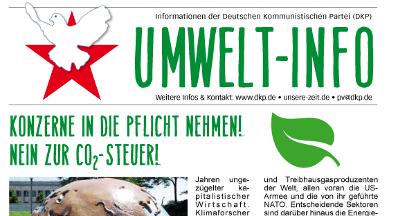 Umweltinfo 08 2019 MAIL 1 - Umwelt-Info – Konzerne in die Pflicht nehmen! Nein zur CO 2-Steuer! - - Blog