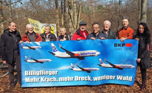 aktion gegen flughafenerweiterung - Aktion gegen Flughafenerweiterung - Umwelt / Energie - Aktion
