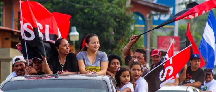 Autokorso von FSLN-Anhängern zu den Feierlichkeiten zum 39. Jahrestag des Sieges der Sandinistischen Volksrevolution (Foto: El 19 Digital)