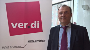 Uwe Foullong ist stellvertretender Geschäftsführer des ver.di Bezirks Düsseldorf