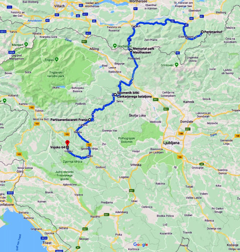Auf den Spuren der Partisanen in Slowenien