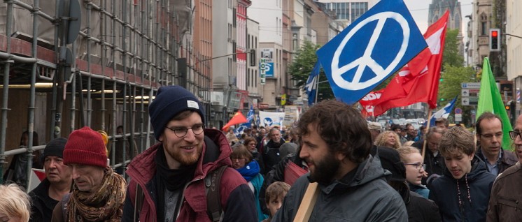 Ostermarsch in Düsseldorf (Foto: redpicture)