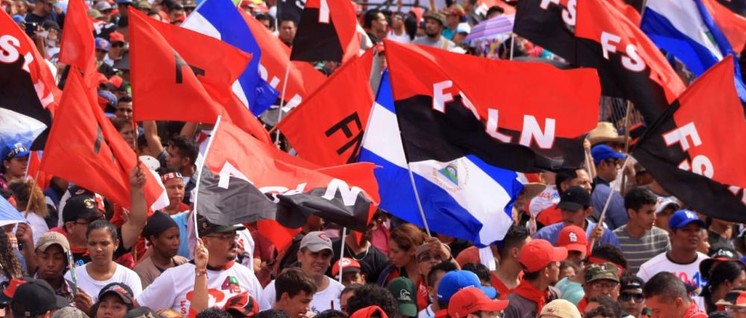 Kundgebung zum 40. Jahrestag des Siegs der Sandinistischen Volksrevolution in Managua (Foto: Soy Sandinista)