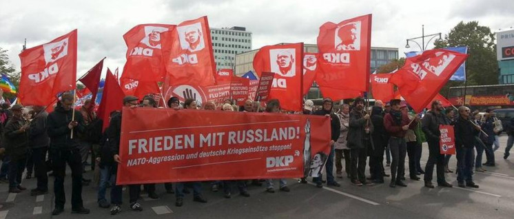 Die DKP Berlin in Aktion (Foto: DKP Friedrichshain-Kreuzberg)