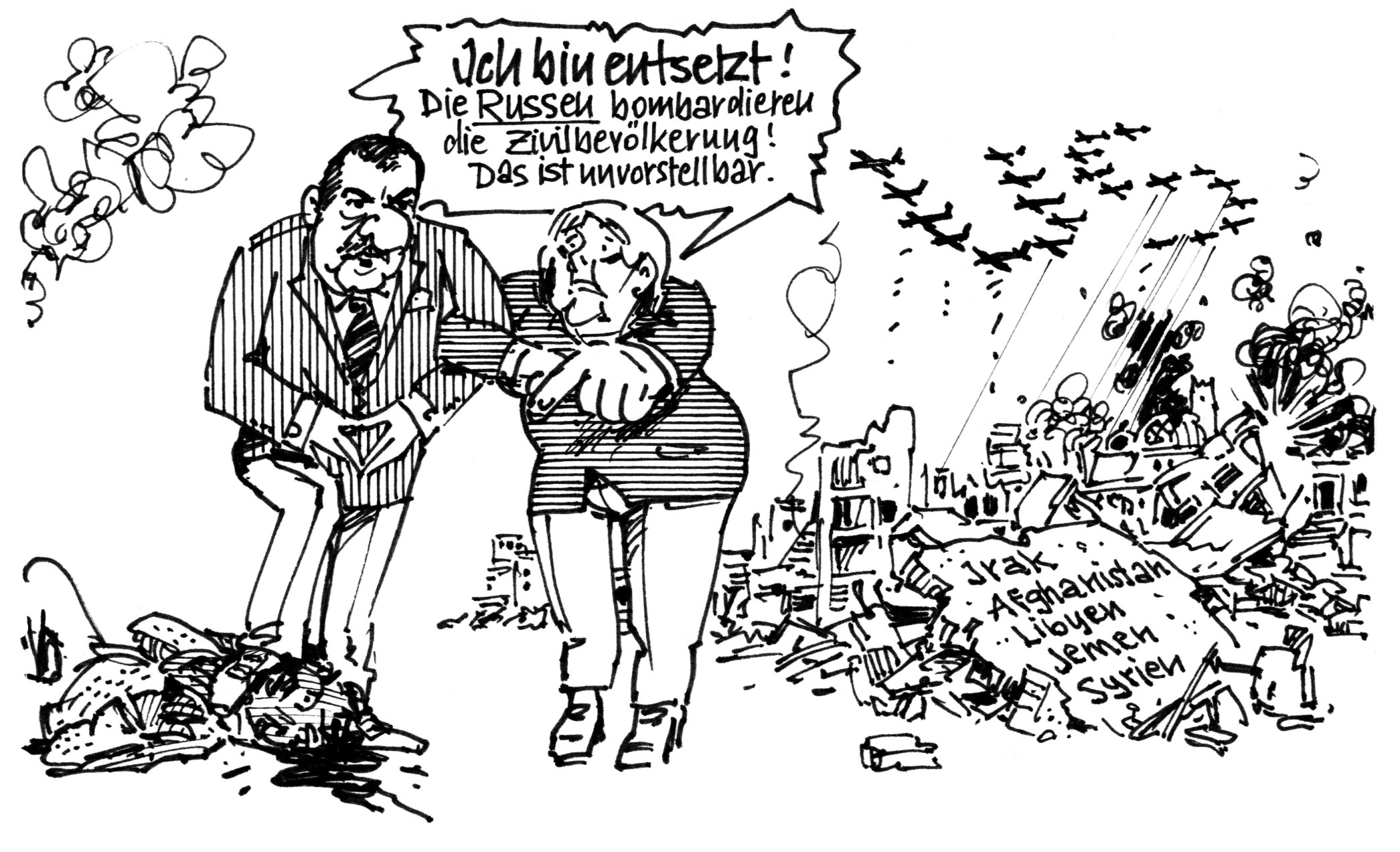 bernd buecking 25 - Bernd Bücking - Karikatur der Woche - Politik