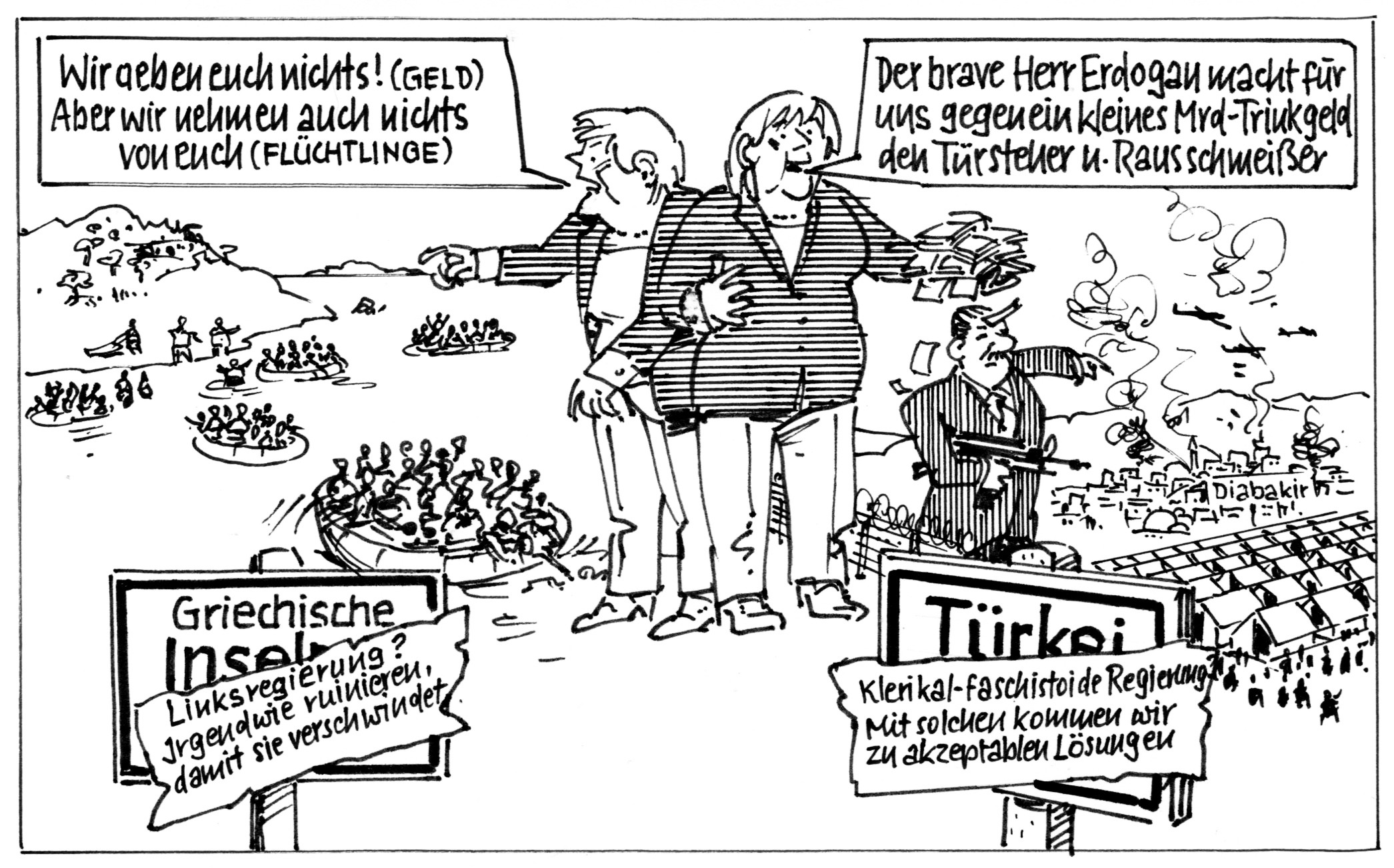 bernd buecking 28 - Bernd Bücking - Karikatur der Woche - Politik