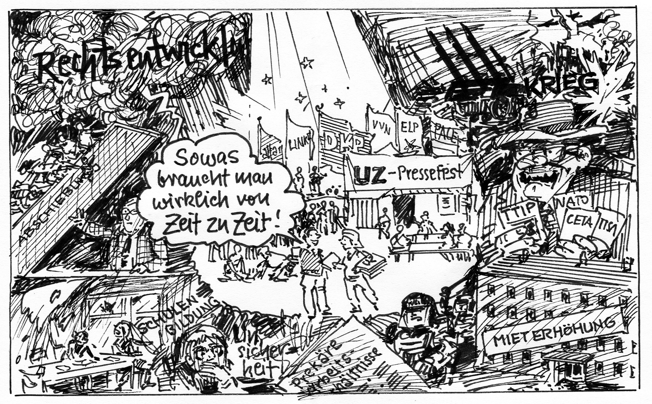 bernd buecking 35 - Bernd Bücking - Karikatur der Woche - Politik