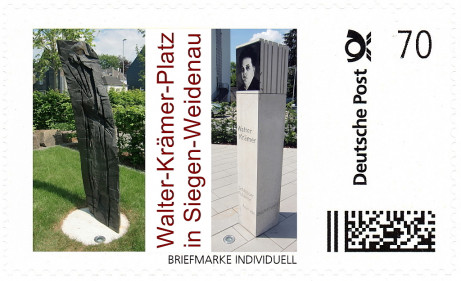 Briefmarke Walter-Krämer-Platz