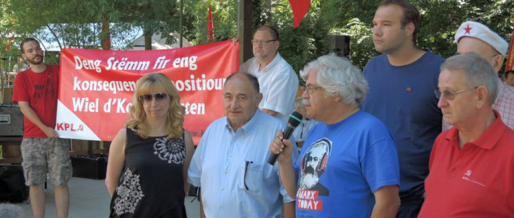 Vorstellung der Kandidaten zur Parlamentswahl (Foto: Tom Brenner)