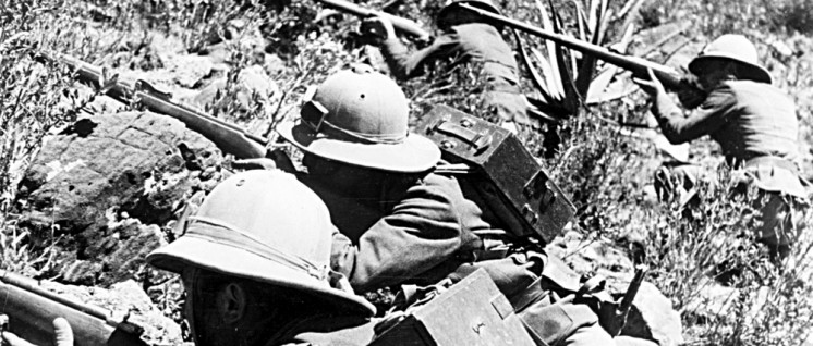 Italienische Soldaten in Äthiopien  (Foto: Library of Congress’s Prints and Photographs division under the digital ID cph.3c03800./public domain)