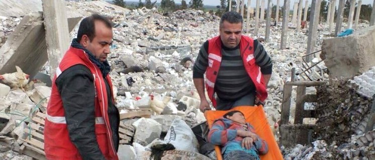 In dem Dorf Cilbire bei Afrin sind elf Zivilisten bei einem Luftschlag der türkischen Armee ums Leben gekommen (Foto: ANF News)