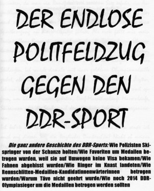 die ddr hymne zum zweiten - Die DDR-Hymne zum zweiten - DDR-Hymne, Sport, Vermischtes - Die letzte Seite