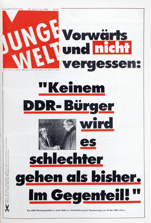 die groesste zeitung der ddr 3 - Die größte Zeitung der DDR - junge Welt, Medien - Im Bild