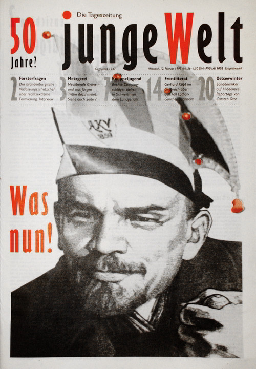 die groesste zeitung der ddr 4 - Die größte Zeitung der DDR - junge Welt, Medien - Im Bild