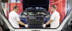 Blick in die Audi-Produktion am Standort Ingolstadt (Foto: AUDI AG)