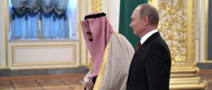 Der saudische König Salman ibn Abd al-Aziz zu Besuch beim russischen Präsidenten Wladimir Putin (5. Oktober 2017) (Foto: Pressedienst des Präsidenten der Russischen Föderation)