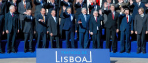 Die Freude bei den Staatschefs war groß, als der Lissabon-Vertrag 2007 unterzeichnet wurde. (Foto: Bruno Portela/EC – Audiovisual Service)