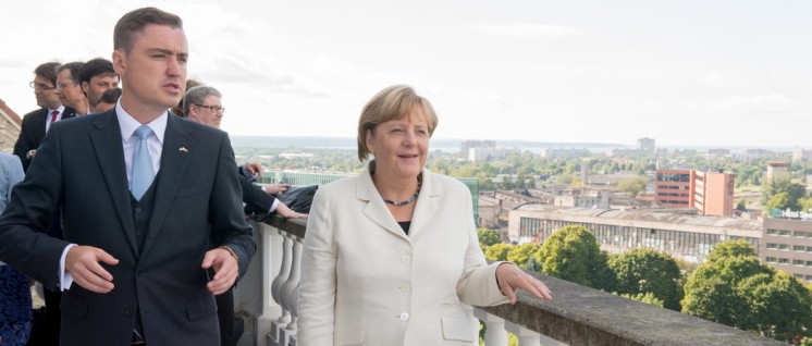 Treffen mit dem Ministerpräsidenten Estlands, Taavi Rõivas, in Tallinn (Foto: Raigo Pajula/valitsus.ee/et)