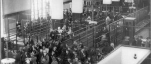 Einwanderer auf Ellis Island in New York