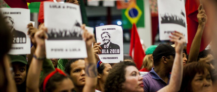 Demonstranten in São Bernardo do Campo (Foto: Midia Ninja)