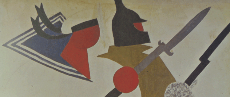 Wladimir Lebedew „Die Armee und die Flotte verteidigen Russlands Grenzen“ Plakat, ROSTA-Fenster, 1920