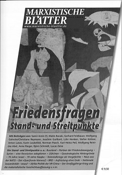 friedensfragen stand und streitpunkte - „Friedensfragen – Stand und Streitpunkte“ - Theorie & Geschichte - Theorie & Geschichte