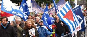 Ein Schritt nach vorn: die Demonstration der Friedensbewegung am 8. Oktober in Berlin.  (Foto: Rudi Denner/r-mediabase.eu)