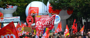 CGT-Proteste gegen die Politik der Regierung Macron (Foto: [url=https://www.flickr.com/photos/jmenj/37019755392/]Jeanne Menjoulet[/url])