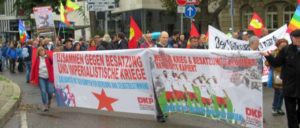 Demonstration in Stuttgart
                          (Foto: UZ)