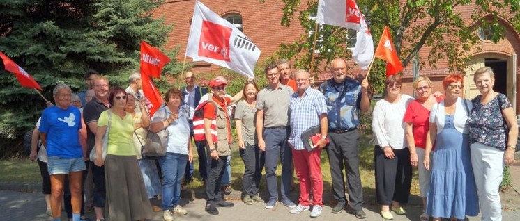 Solidarität mit Andreas Kutsche (Foto: Werner Müller)