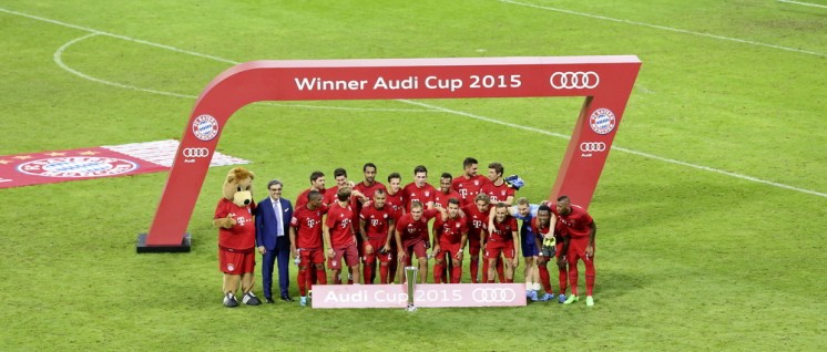 FC Bayern München, Gewinner des Audi Cup 2015 (Foto: flickr.com/photos/audiag/with/20328945152 (CC BY-ND 2.0))