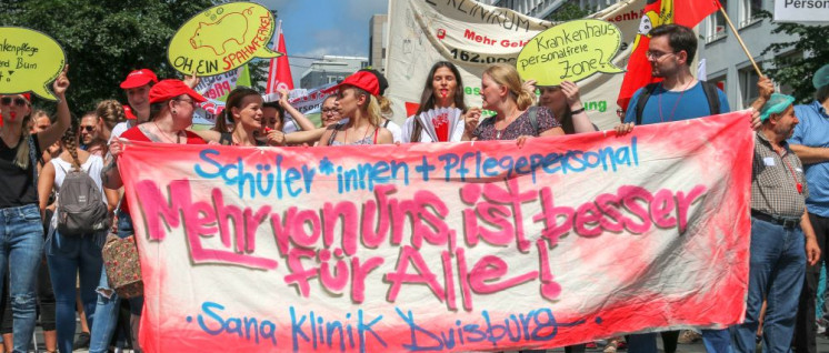 Pflegeaktionstag in Düsseldorf am 20.6.2018 (Foto: Peter Köster)