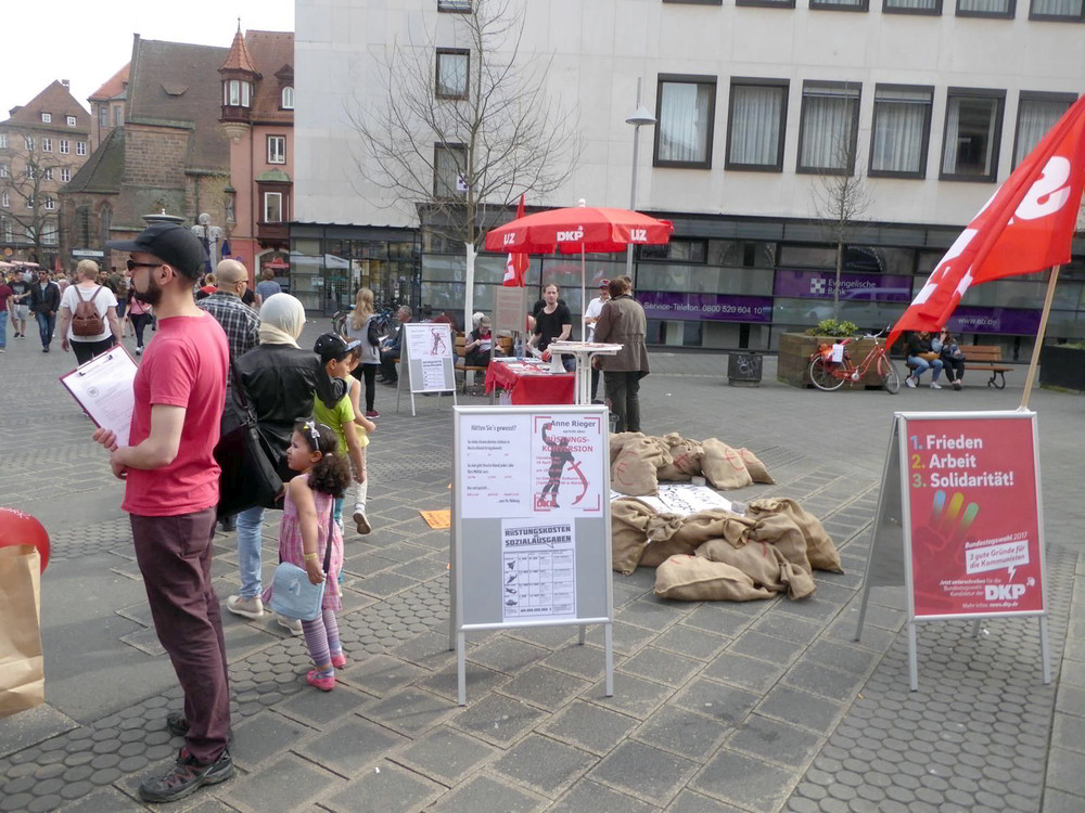 DKP-Infostand in Nürnberg