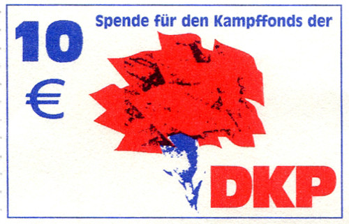10 € Spende für den Kampffonds der DKP