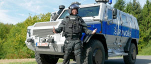 Die Polizei in Sachsen rüstet auf: Der „Survivor R“ von Rheinmetall als Sondereinsatzfahrzeug (Foto: Rheinmetall)