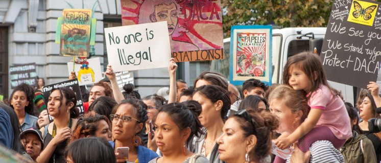 Kinder der illegal Eingewanderten demonstieren in San Francisco (Foto: [url=https://commons.wikimedia.org/wiki/File:DACA_rally_SF_20170905-8495.jpg?uselang=de]Pax Ahimsa Gethen/wikimedia[/url] C)