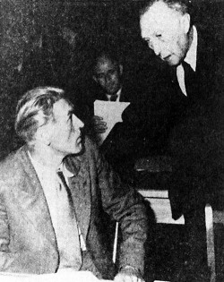 Max Reimann und Konrad Adenauer