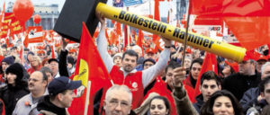 Proteste gegen die Bolkestein-Richtlinie 2006 (Foto: IG BAU/ Andreas Schölzel)