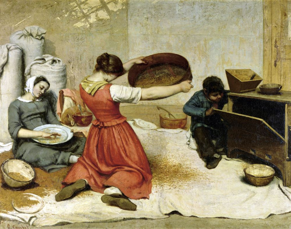 „Die Kornsieberinnen“, 1855