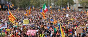 Demonstration am 18. Oktober in Barcelona (Foto: Medol / Lizenz: CC BY-SA 4.0)