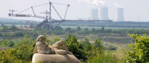 Sieht so der Strukturwandel aus? Braunkohlentagebau bei Leipzig.