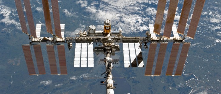 Die ISS nach dem Andocken eines Zubringers (Foto: NASA/public domain)