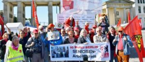 Auftakt des „Seniorenaufstands“ im Oktober 2015 in Berlin. (Foto: Uwe Hiksch)