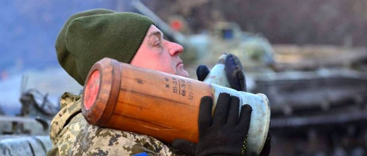 Ukrainischer Soldat bei einer Panzerübung nah der Donezker Volksrepublik (Foto: Ministry of Defense of Ukraine)