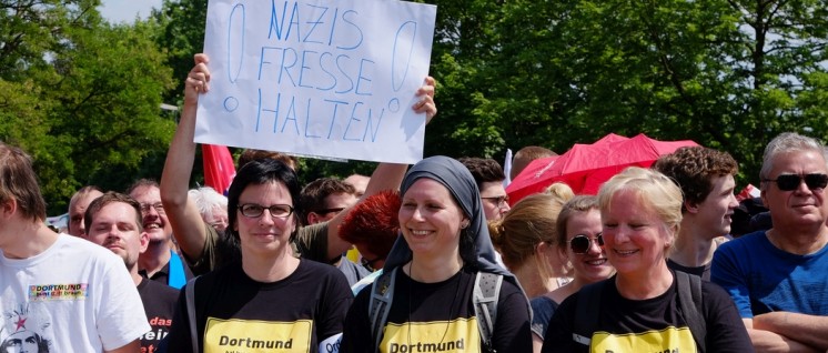 Dortmund, Protest gegen Naziaufmarsch (Foto: r-mediabase.eu)