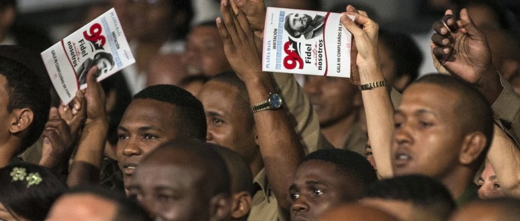 90. Geburtstag von Fidel Castro in Havanna