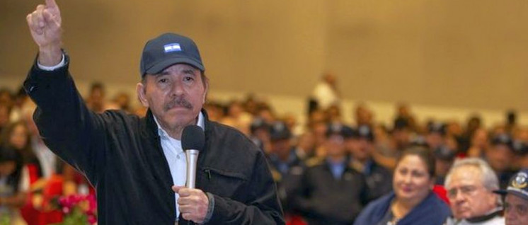 Daniel Ortega bei der Gedenkfeier zum 85. Jahrestag der Ermordung Augusto César Sandinos (Foto: EL19 Digital.com)