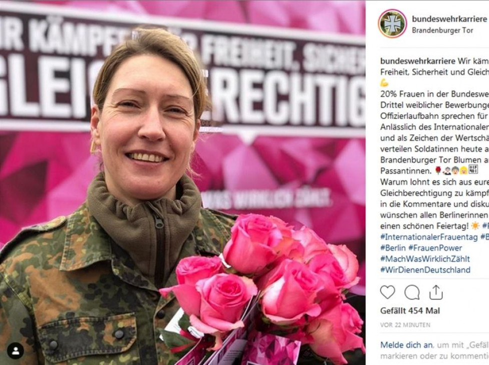 Ein Screenshot aus dem Instagram-Kanal der Bundeswehr
