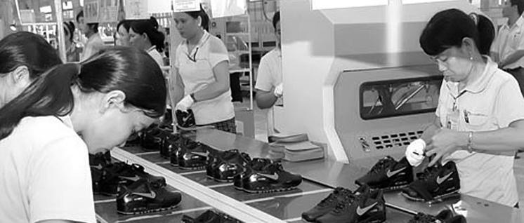 Schuhproduktion in Vietnam (Foto: SGGP)